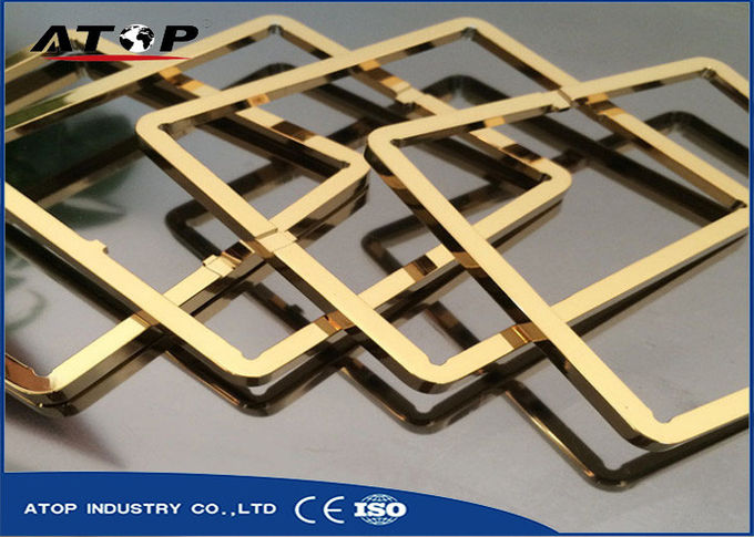 Máquina multi de la vacuometalización del arco del color oro de aluminio del marco con PLC Contorl