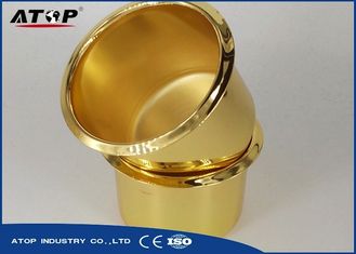 China Easy Control Gold / Brown Vacuum Coating Machine For Metal Pot Decorative supplier