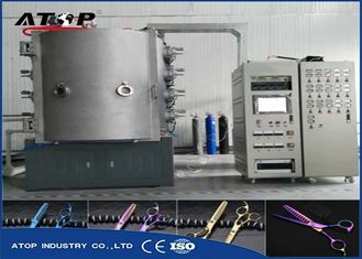 China PLC Control PVD Coating Machine / Flow Coating Machine For Metal Hair Scissors supplier