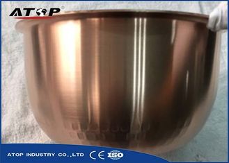 China Functional Waterproof Metal Vacuum Coating Machine For Stainless Steel Bowl supplier