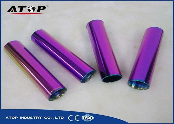 ATOP Rainbow Color Vacuum PVD Coating Machine For Aluminium Tube/Pipe