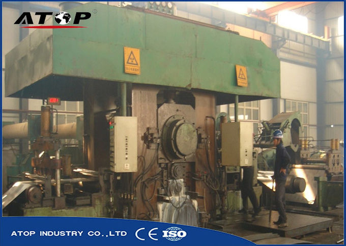 Four - Roll Hydraulic AGC Precision Cold Strip Mill With Work Roll Drive